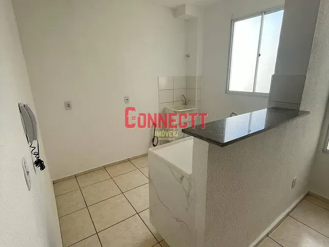 Apartamento 2 quartos e 1 banheiro, à venda, no bairro Conjunto Habitacional Sílvio Passalacqua em Ribeirão Preto