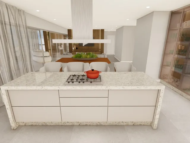 Apartamento com 339m² 3 quartos e 5 banheiros, para alugar, no bairro Gleba Fazenda Palhano em Londrina