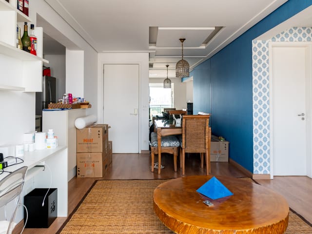 Foto do Apartamento - Apartamento 62m² na região da Consolação - SP 1 dormitório sendo suíte, sala estendida 2 ambientes, cozinha, sacada com vidro, 2 wc 1vaga | Vieira Imóveis