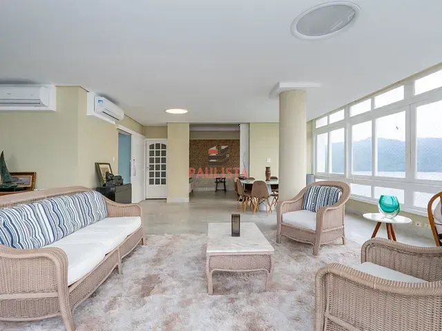 Apartamento com 247m² 3 quartos e 4 banheiros, à venda, no bairro Ilha Porchat em São Vicente