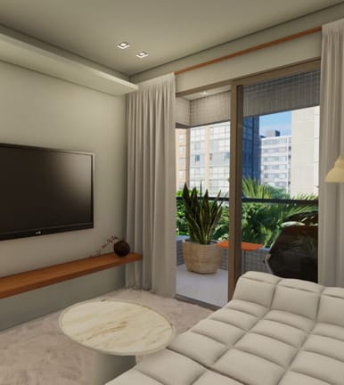 Apartamento, 2 quartos, 52 m² - Foto 2