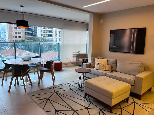 Apartamento 2 quartos e 3 banheiros, para alugar, no bairro Moema em São Paulo