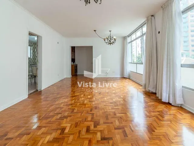 Apartamento com 127m² 3 quartos e 2 banheiros, à venda, no bairro Jardim Paulista em São Paulo
