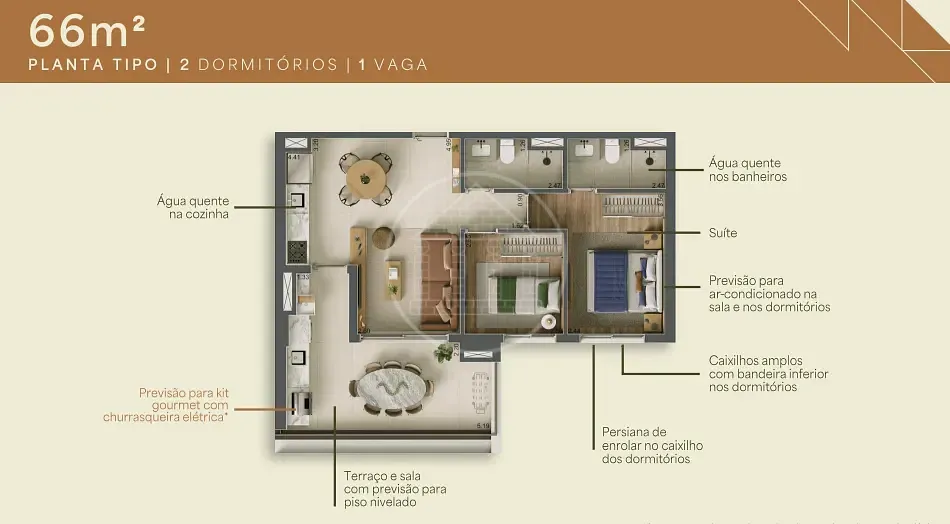 Apartamento, 2 quartos, 57 m² - Foto 23