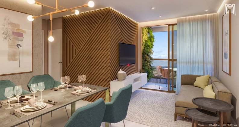 Apartamento, 2 quartos, 52 m² - Foto 2