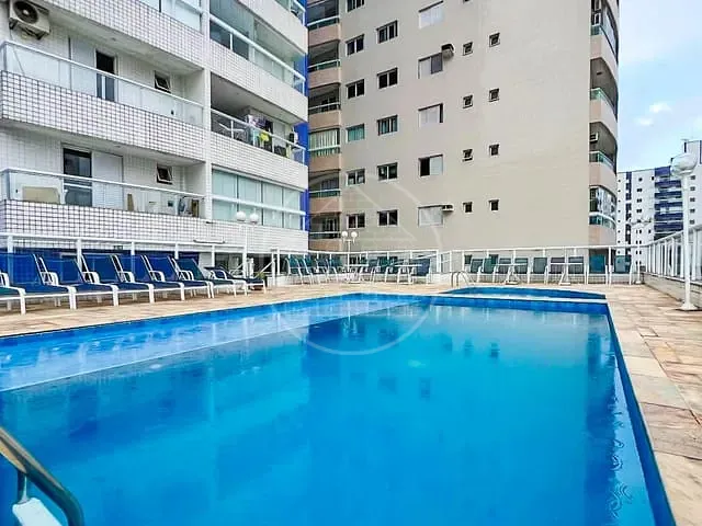 Apartamento com 94m² 2 quartos e 2 banheiros, à venda, no bairro Tupi em Praia Grande
