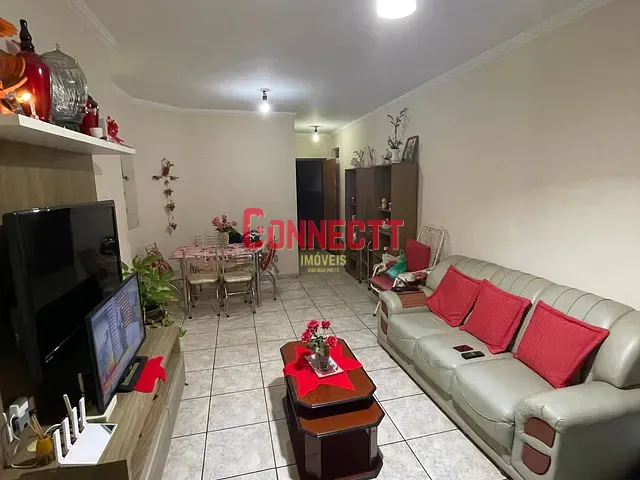 Apartamento 3 quartos e 2 banheiros, à venda, no bairro Jardim Anhangüera em Ribeirão Preto