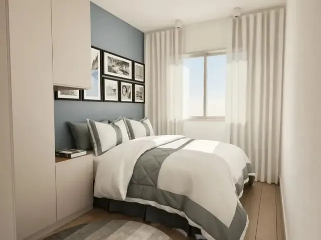 Apartamento 2 quartos e 1 banheiro, à venda, no bairro Afonso Pena em São José Dos Pinhais