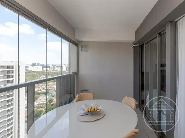 Apartamento com 43m² 1 quarto e 1 banheiro, à venda, no bairro Santo Amaro em São Paulo