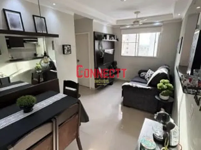 Apartamento com 49m² 2 quartos e 1 banheiro, à venda, no bairro Condomínio Mirante Sul em Ribeirão Preto