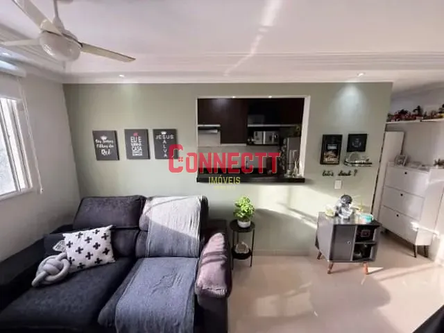 Apartamento com 49m² 2 quartos e 1 banheiro, à venda, no bairro Condomínio Mirante Sul em Ribeirão Preto