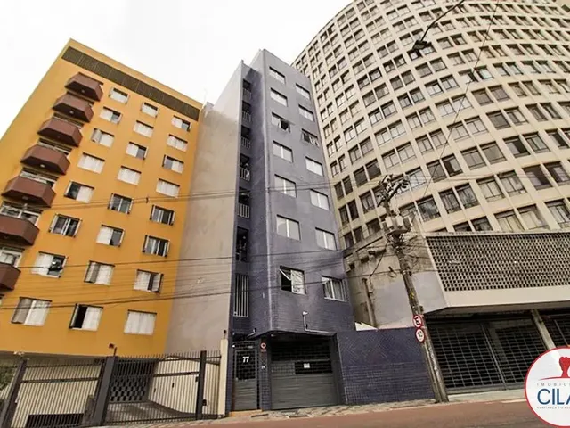 Apartamento 1 quarto e 1 banheiro, para alugar, no bairro Centro em Curitiba