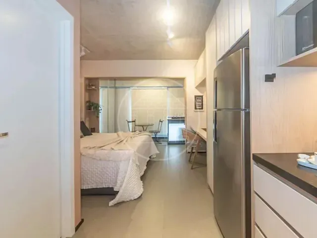 Studio com 25m² 1 quarto e 1 banheiro, à venda ou para alugar, no bairro Brooklin Paulista em São Paulo