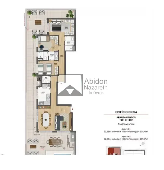 Apartamento, 3 quartos, 92 m² - Foto 2