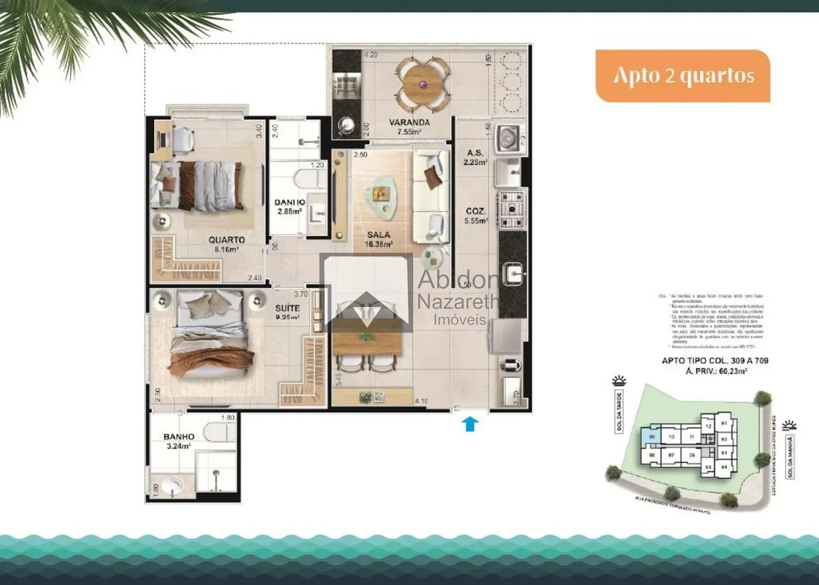 Apartamento, 2 quartos, 63 m² - Foto 1