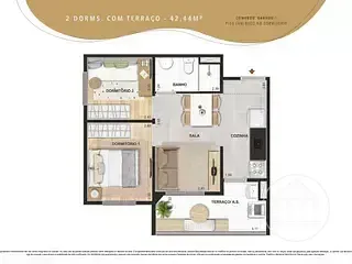 Apartamento, 2 quartos, 37 m² - Foto 27