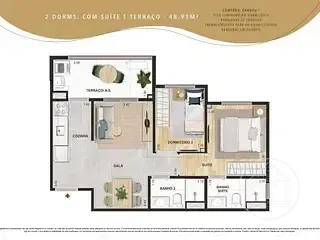 Apartamento, 2 quartos, 37 m² - Foto 28