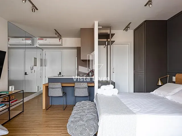 Apartamento com 45m² 1 quarto e 1 banheiro, à venda, no bairro Vila Nova Conceição em São Paulo