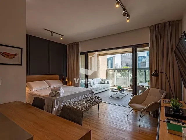 Apartamento com 45m² 1 quarto e 1 banheiro, à venda, no bairro Vila Nova Conceição em São Paulo