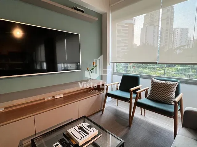 Apartamento com 48m² 1 quarto e 1 banheiro, à venda, no bairro Vila Nova Conceição em São Paulo