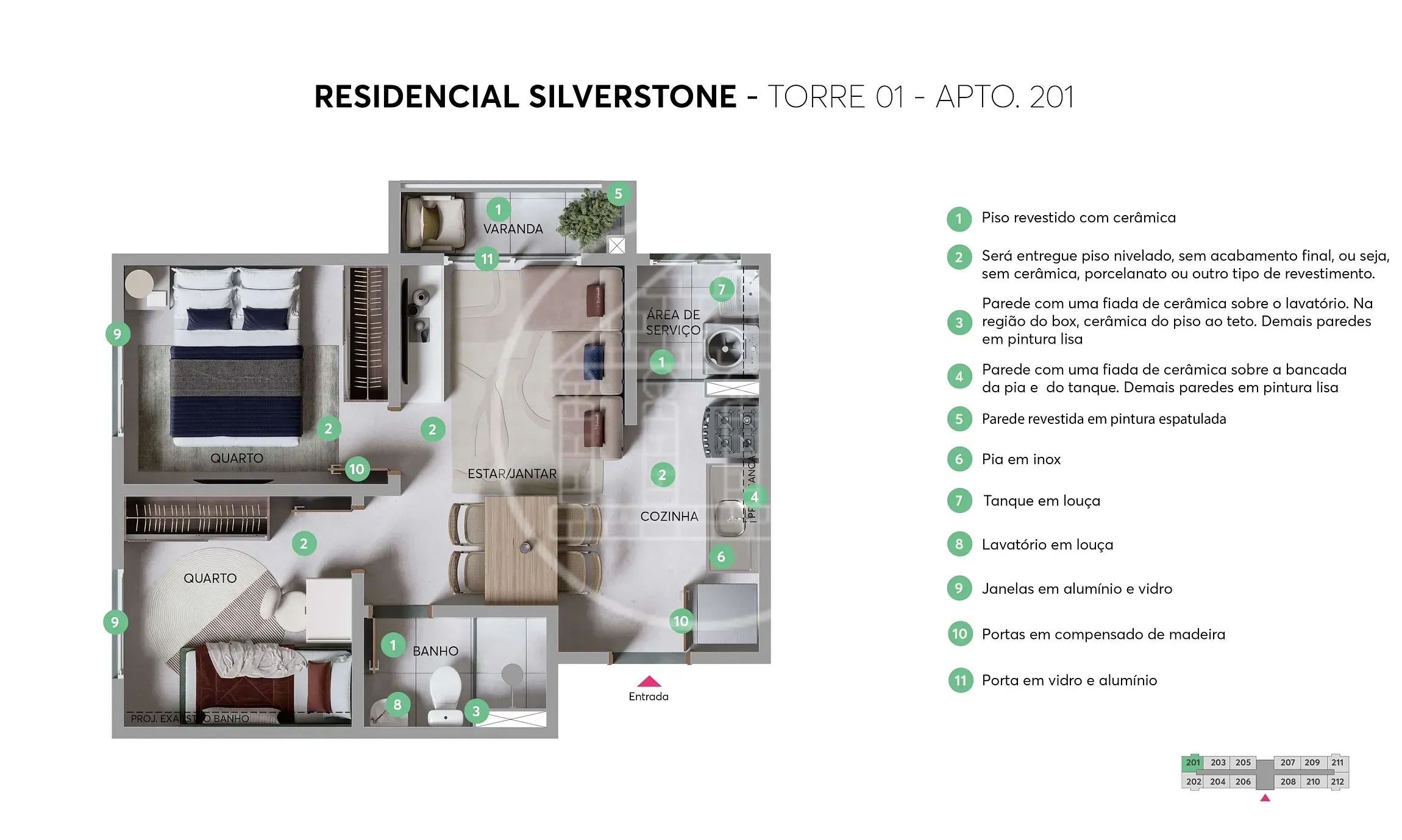 Apartamento, 2 quartos, 35 m² - Foto 14