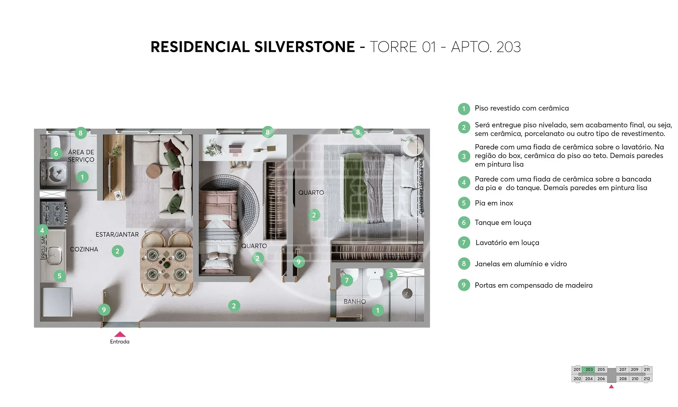 Apartamento, 2 quartos, 35 m² - Foto 16