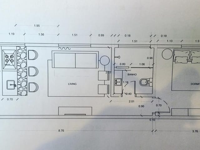 Apartamento com 58m² 1 quarto e 1 banheiro, à venda, no bairro Vila Clementino em São Paulo