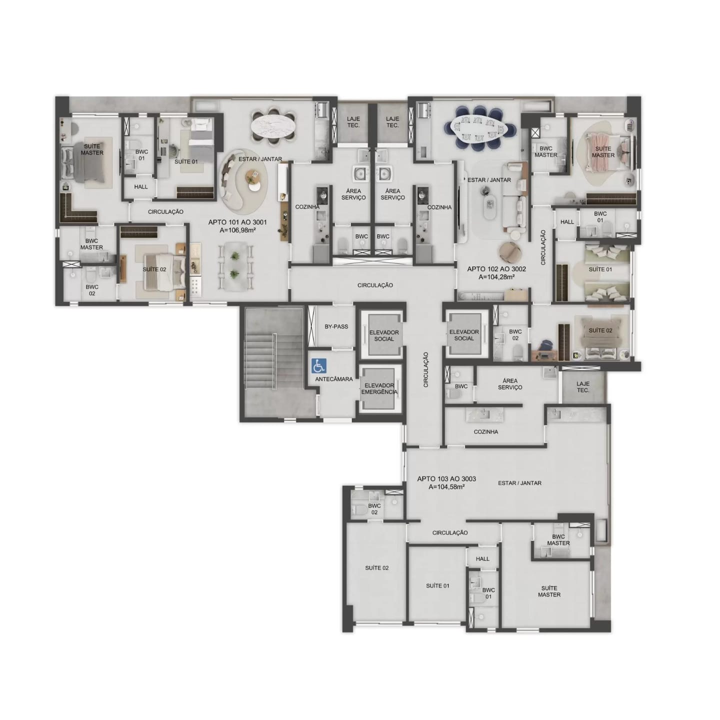 Apartamento, 3 quartos, 106 m² - Foto 20