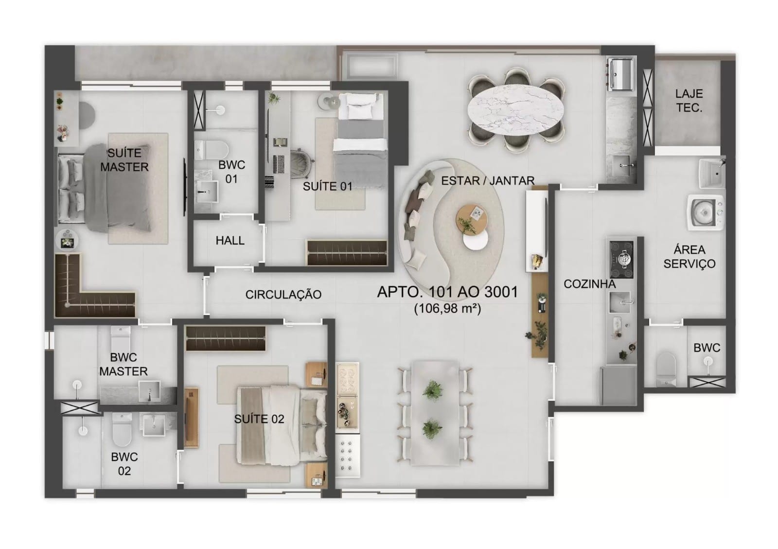 Apartamento, 3 quartos, 106 m² - Foto 21