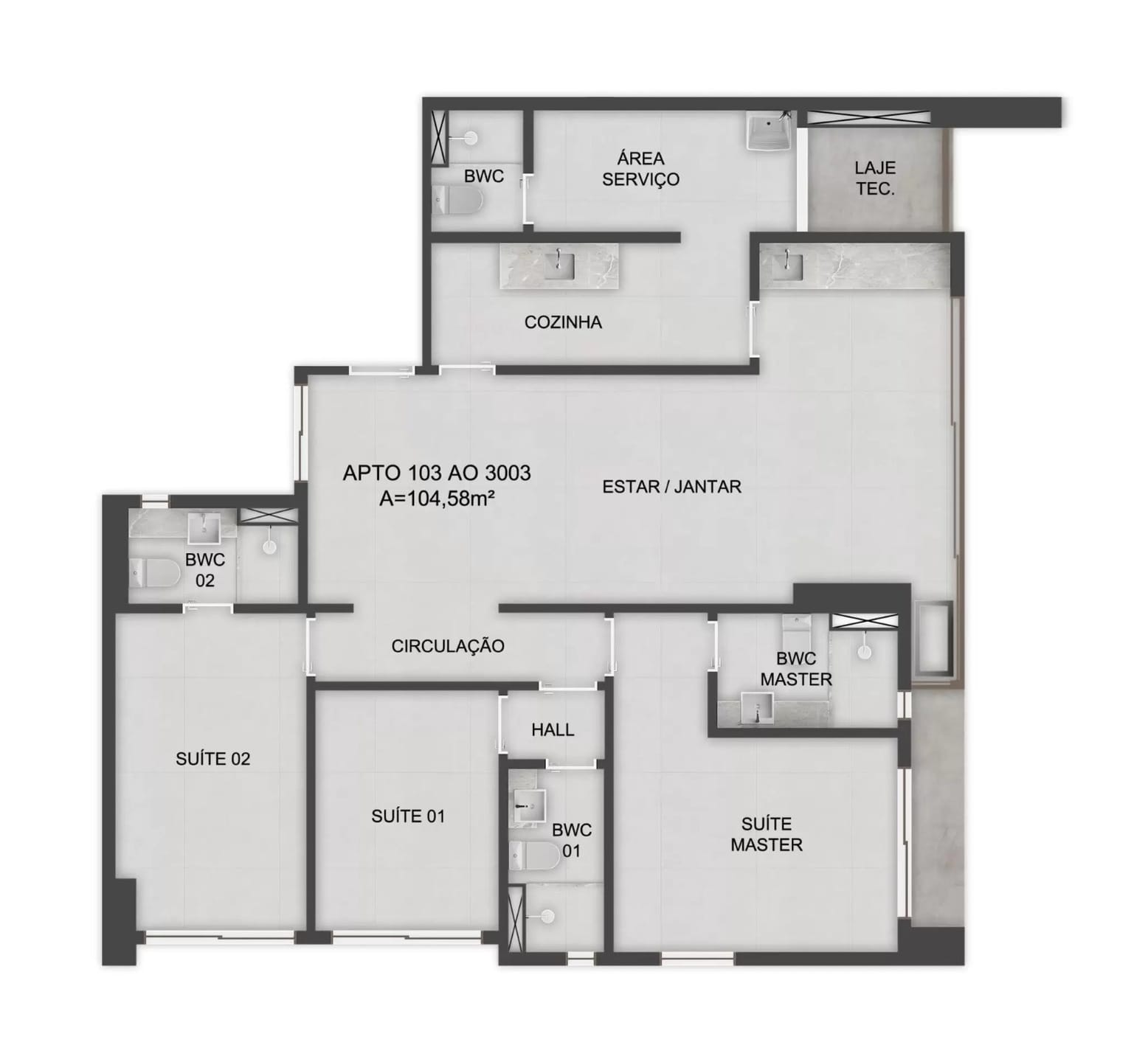 Apartamento, 3 quartos, 106 m² - Foto 23