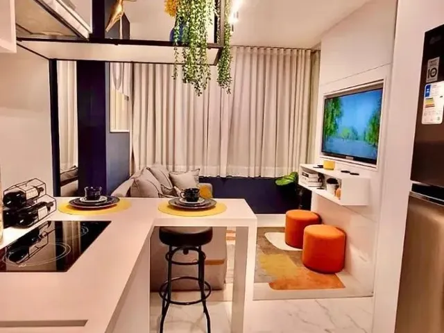 Apartamento 1 quarto e 1 banheiro, à venda, no bairro Centro em Curitiba