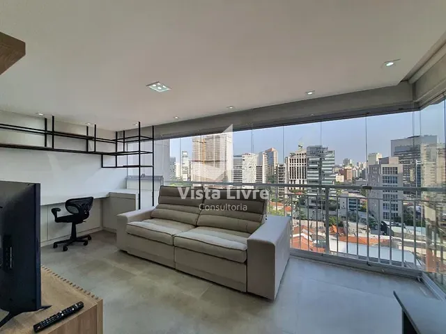 Apartamento com 57m² 1 quarto e 1 banheiro, à venda, no bairro Vila Nova Conceição em São Paulo