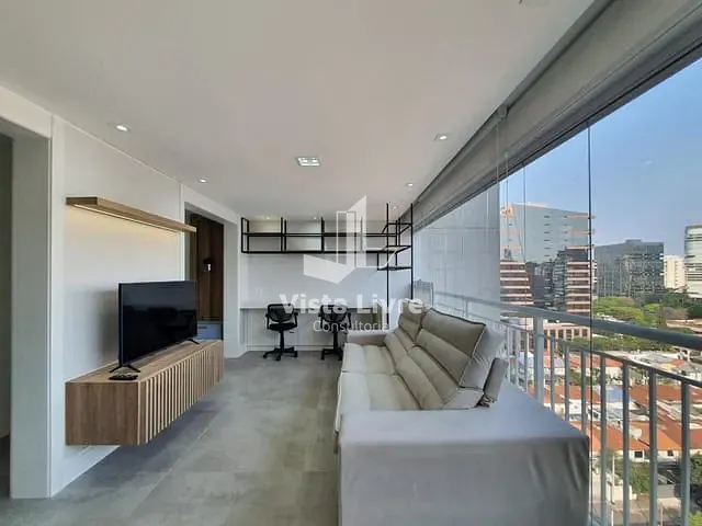 Apartamento com 57m² 1 quarto e 1 banheiro, à venda, no bairro Vila Nova Conceição em São Paulo