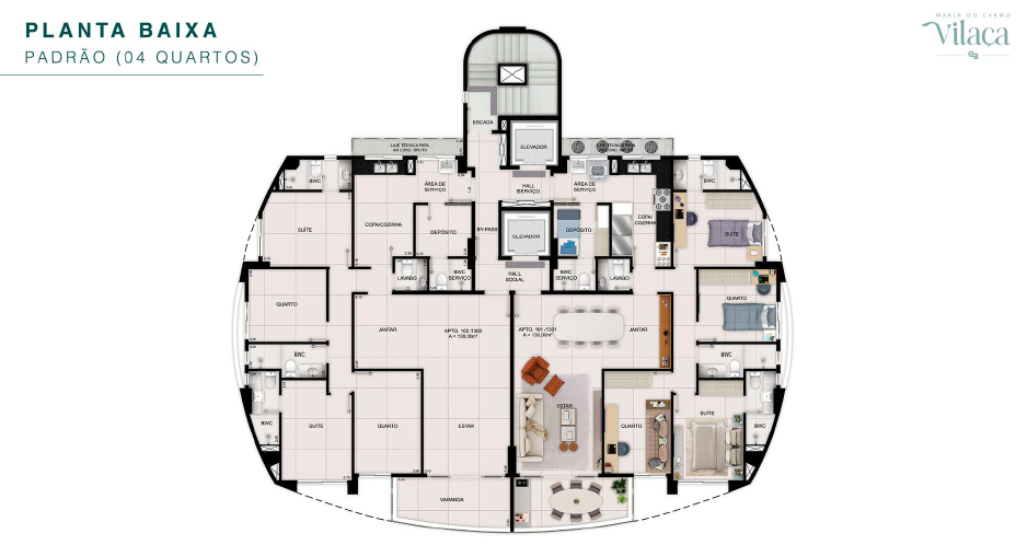 Apartamento, 4 quartos, 130 m² - Foto 10
