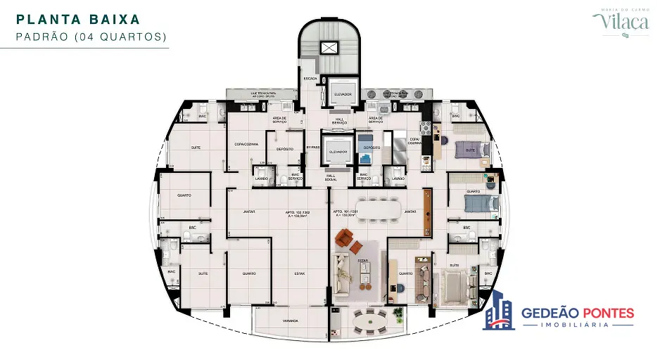 Apartamento, 4 quartos, 130 m² - Foto 10