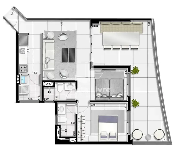 Apartamento, 2 quartos, 80 m² - Foto 14