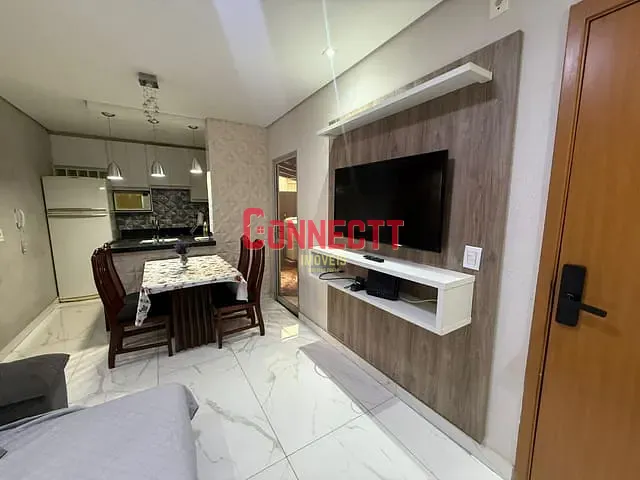 Apartamento com 50m² 2 quartos e 1 banheiro, à venda, no bairro Residencial Jequitibá em Ribeirão Preto