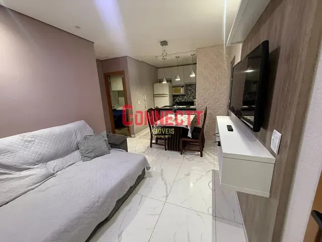 Apartamento com 50m² 2 quartos e 1 banheiro, à venda, no bairro Residencial Jequitibá em Ribeirão Preto