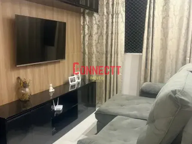 Apartamento com 56m² 2 quartos e 1 banheiro, à venda, no bairro Reserva Sul Condomínio Resort em Ribeirão Preto