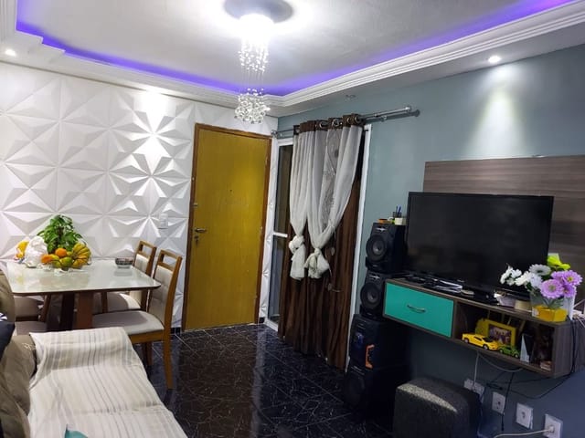 Apartamento com 49m² 2 quartos e 1 banheiro, à venda, no bairro Jardim Ísis em Cotia