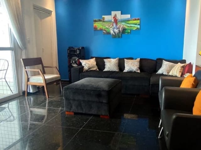 Apartamento com 129m² 3 quartos e 2 banheiros, à venda, no bairro Vila Guilhermina em Praia Grande
