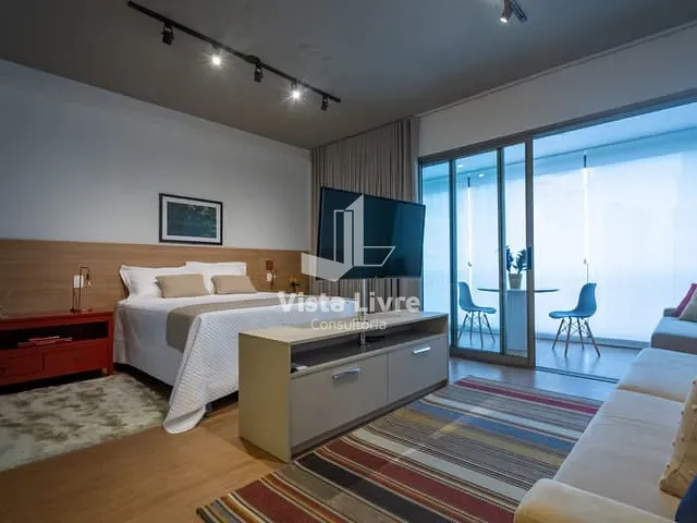 Apartamento com 61m² 1 quarto e 1 banheiro, à venda, no bairro Itaim Bibi em São Paulo