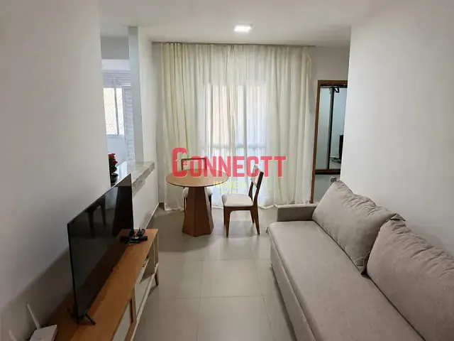 Apartamento com 58m² 2 quartos e 2 banheiros, à venda, no bairro Residencial Parque dos Servidores em Ribeirão Preto