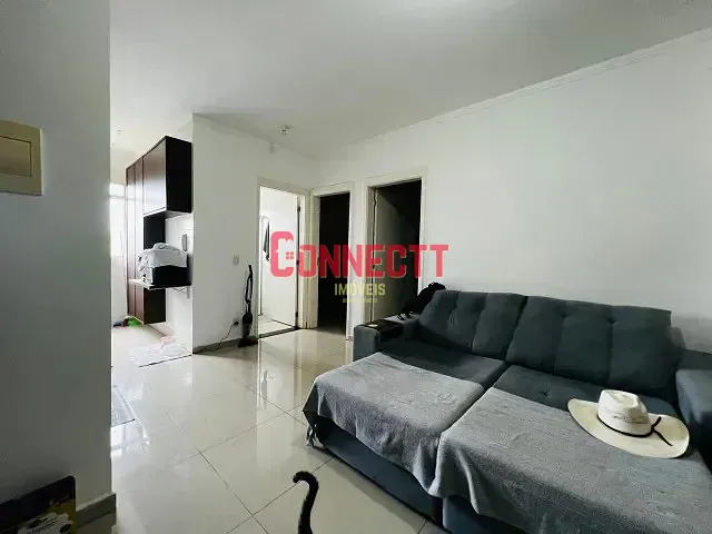 Apartamento com 43m² 2 quartos e 1 banheiro, à venda, no bairro Valentina Figueiredo em Ribeirão Preto