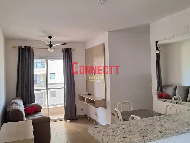 Apartamento com 74m² 3 quartos e 2 banheiros, à venda ou para alugar, no bairro Ribeirânia em Ribeirão Preto