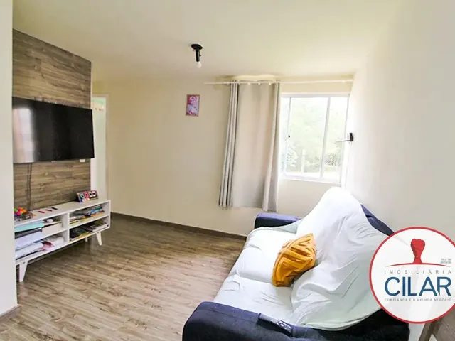 Apartamento 2 quartos e 1 banheiro, à venda, no bairro Cidade Industrial em Curitiba
