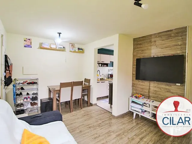 Apartamento 2 quartos e 1 banheiro, à venda, no bairro Cidade Industrial em Curitiba