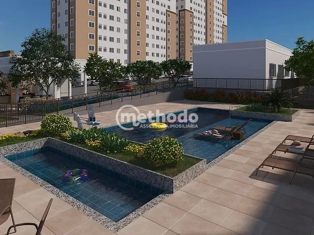 Apartamento 2 quartos e 1 banheiro, à venda, no bairro Parque Cidade Campinas em Campinas