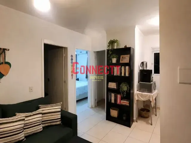 Apartamento com 42m² 2 quartos e 1 banheiro, à venda, no bairro Residencial Parque dos Servidores em Ribeirão Preto