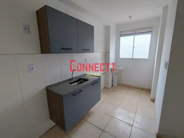 Apartamento 2 quartos e 1 banheiro, para alugar, no bairro Jardim Cybelli em Ribeirão Preto